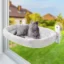 Grey cat nest