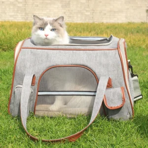 Cat bag portable small folding pet outdoor bag breathable cat outdoor travel car carrying pet bag