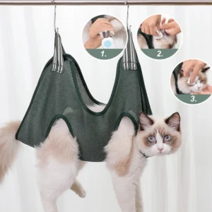 Cat Grooming Nail Cutting Anti Scratch Bite Fixed Bag Bath Trimming Restraint Bag Beauty Hammock Hanging Pet Supplies