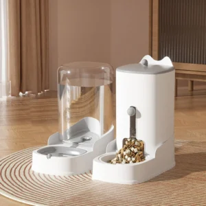 New Large Capacity Pet Cat Automatic Food Water Dispenser Fountain Bottle Bowl Dog Cat Drinker Feeder Dog Drinking Pet Supplies