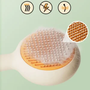 Cat Brush Self-cleaning Cat Brush Pet Hair Remover One Click Combs for Cats Hair Cleaning Pet Grooming Massage Dog Comb Brushes