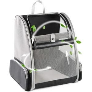 Universal Black Innovative Traveler Bubble Backpack Pet Carrier for Cats And Dogsth Pets Comfortable Breathable Pet Carrier Bag