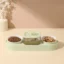 green plastic bowl