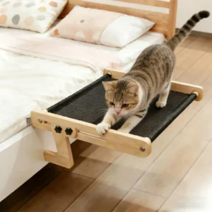 Cat Window Bed Floating Hammock Indoor Pet Furniture Window Perch Bed For Home Farmhouse Apartment Bedroom Balcony Study Bedside