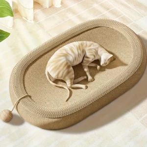 Universal Cat Scratching Board Bed - Durable Sisal Multi-Functional Toy Ball Set, All-Season Indoor/Outdoor Cat Furniture Durabl