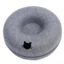 Dark gray cat head