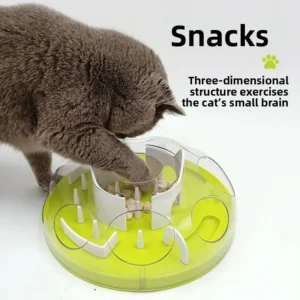 Cat toys, maze feeding interactive DIY cat toys consume energy and prevent choking cat supplies